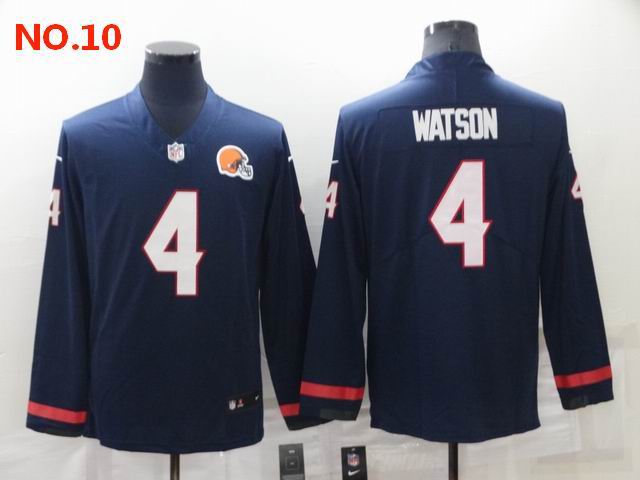 Men's Cleveland Browns #4 Deshaun Watson Jesey NO.10;